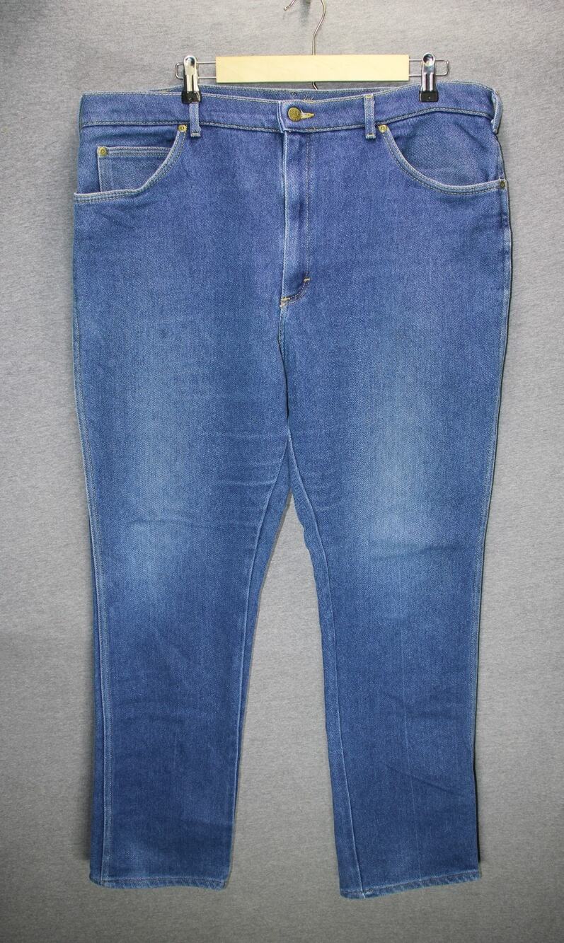 Vintage 80s Lee Riders Jeans Made in USA 42x36 (Fits 39x33) Blue Denim Blend
